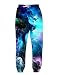 Uideazone Juniors 3D Nebula Star Cluster Jogging Pants Cool Sweatpants