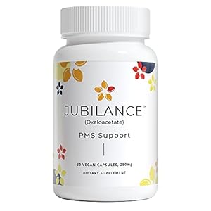 Jubilance PMS Support – Oxaloacetate PMS Relief Vitamin for Women (New Look, Same Clinically Proven Formula)