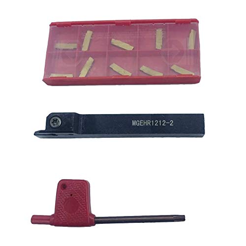 Portaherramientas de torno con 10 insertos MGMN200-G miniatura 2
