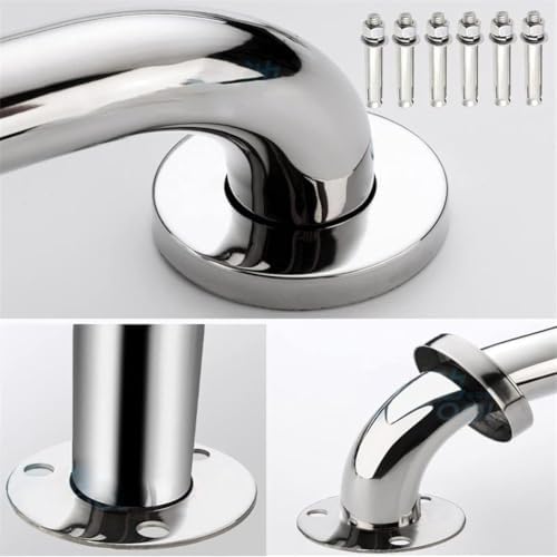 304 Stainless Steel Pool Grab Rail - Inground Swimming Pool Safety Handrail, Stair Rail, Entry Handle, Durable Pool Ladder Support for Secure Access and Stability
