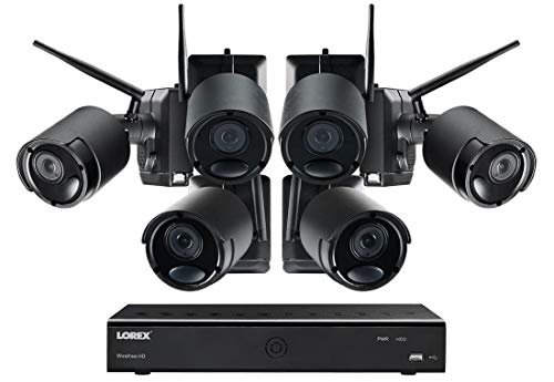 Lorex Wire-Free Cameras Security System 6 Channel DVR 6 HD Rechargeable Wire Free