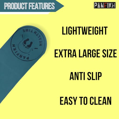 Image of 8mm Curve Yoga Mat for Women & Men - Extra Large, Anti-Skid, Water-Resistant Exercise Mat for Men for Home Gym and Outdoor Workouts Yoga Mat Thick with Yoga Mat Strap (Green)
