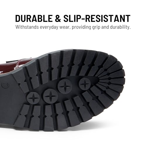 Image of DREAM PAIRS Women's Chunky Loafers Business Casual Shoes | Comfortable Slip-on Loafers for Women with Round-toe Design and Tassels, Work Office Dressy Shoes