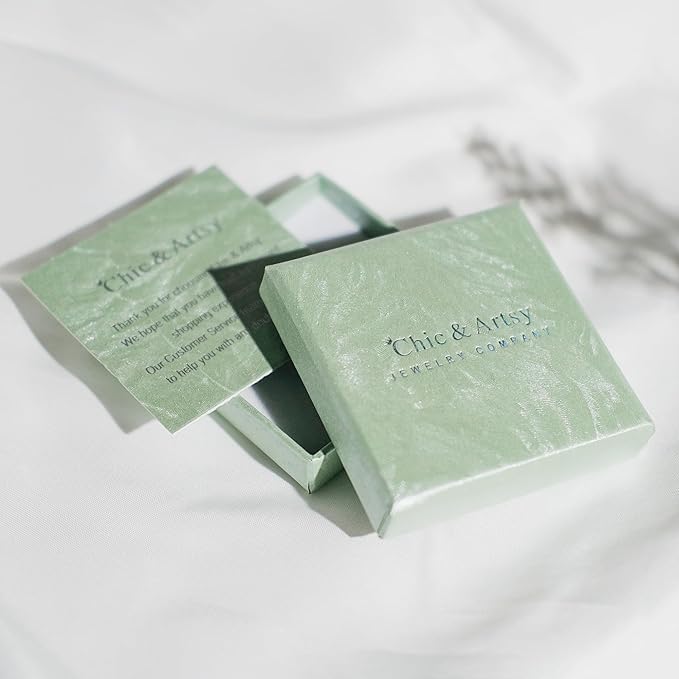 CHIC & ARTSY 925 Sterling Silver Half Hoop Earrings for Women, Dainty Huggie Hoops with Synthetic Opal, Moonstone, CZ & Gemstones, Lightweight Comfort Fit Everyday Elegant Jewelry - Image 6