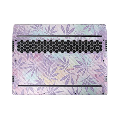 Image of MightySkins Carbon Fiber Skin Compatible with Alienware M17 R5 (2022) Full Wrap Kit - Pastel Mary | Protective, Durable Textured Carbon Fiber Finish | Easy to Apply & Change Styles | Made in The USA
