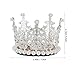 TOPPERFUN Crown Ornaments, Cute Self Adhesive Motorcycle Helmet Decorative Accessories, Reusable Princess Rhinestone Crown for Motorcycle Bike Electric Vehicle Ski Helmet Decoration