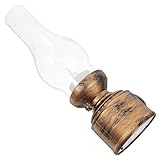 Lampe à pétrole LED – cette lampe à pétrole électronique de style vintage, à la fois pratique et sûre, est un excellent cadeau de pendaison de crémaillère et une lanterne décorative