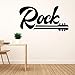 Produktbild ASFGA Rock Gitarre Knoten Aufkleber Wandaufkleber für Zuhause und Musikzimmer Dekoration Liebe Musik Teen Club Kinderzimmer Muster 108x57cm
