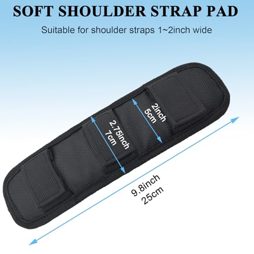 Soft Long Shoulder Strap Pad, Removable & Breathable & Thick Backpack Strap Pads for Bag Strap2