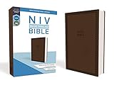 NIV, Value Thinline Bible, Leathersoft, Brown, Comfort Print