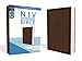NIV, Value Thinline Bible, Leathersoft, Brown, Comfort Print