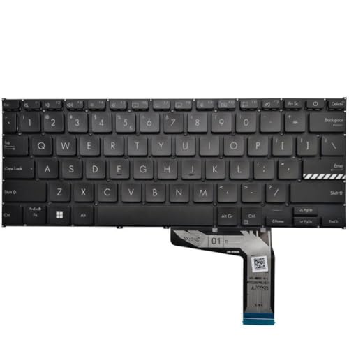 �L�[�{�[�h�o�b�N���C�g�t���A���i�ԍ�0KNB0-1607ND00�̃��b�v�g�b�v���f���ƌ݊�������AX1402 X1403 X1402Z X1402ZA X1403Z X1403ZA�œ���AUS���C�A�E�g�ɓK��(Black US Backlit)