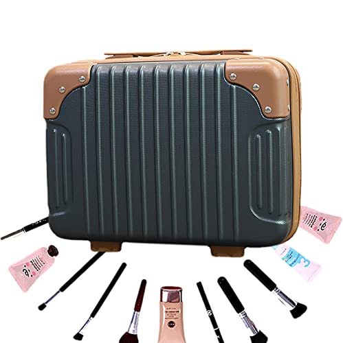 pologmase Beauty Case Hartschale - Professionelle Reise-Kosmetiktasche Hartschalen-Design,Schminkkoffer Kosmetikbox, wasserdichter Künstler-Schminkkoffer mit verstellbaren Trennwänden Cover