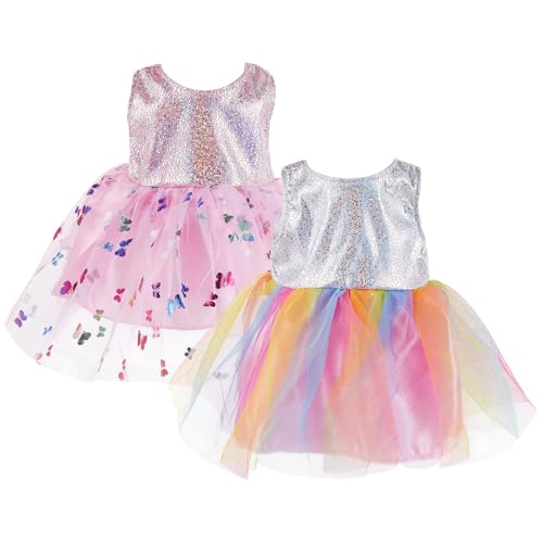 Bonnet et robe de poupée de Noël pour animal en peluche de 35,6 à 45,7 cm - Style Papillon