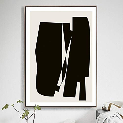 Affiche géométrique scandinave art abstrait sur toile salon - 3
