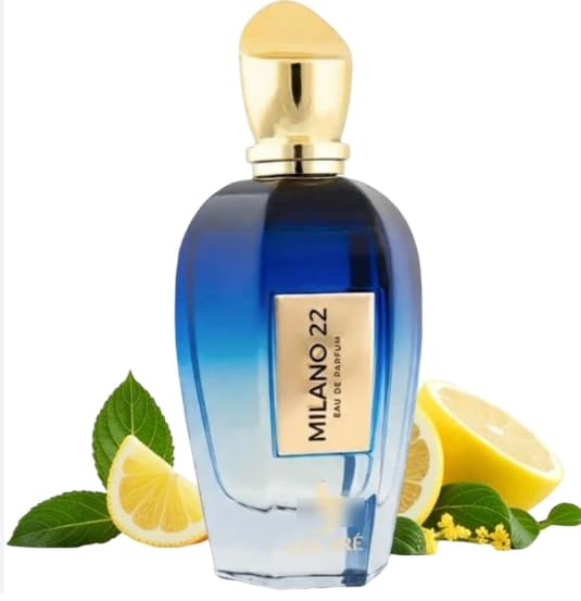 Volare Milano 22 Eau de Parfum 100 ml Unisex – Perfume Fresco Cítrico Aromático con Menta, Limón y Lavanda – Fragancia Elegante y de Larga Duración
