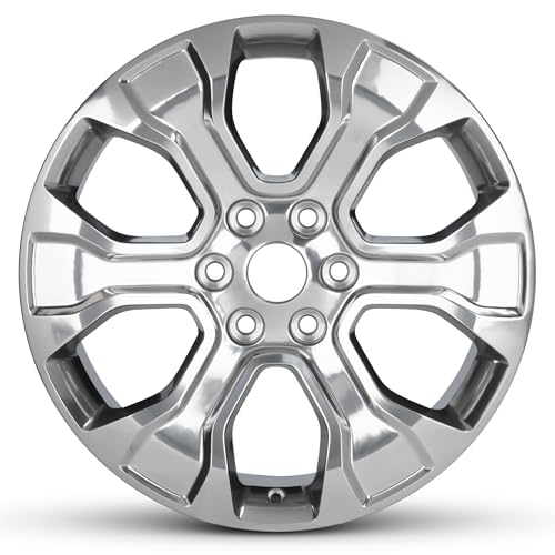 For 2021-2023 Ford F150 20 Inch Polished Silver Alloy Rim - OE Direct Replacement - Road Ready Truck Wheel