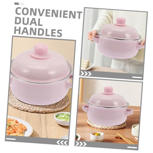 Cocotte classique Alipis en émail durable avec double poignée