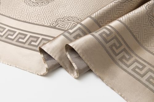 Image of 35 inch Men's Large Square Jacquard Scarf - Cowboy Wild Rugged Style, With Gift Packed
