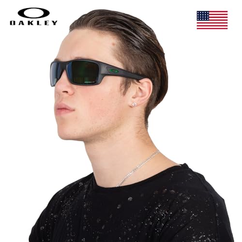 Image of Oakley TURBINE OO9263 Rectangle Shape Sunglasses With Official Eyewear Kit | Men's Sunglasses