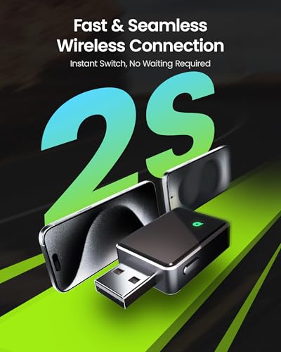 Kello Wireless CarPlay Adapter for Apple Carplay& Android Auto,Convert Wired to Wireless w - image 4