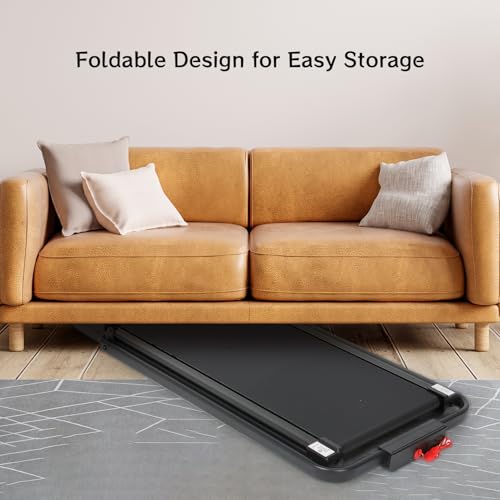 Buyer Empire Treadmill Walking Pad Foldable for Home Office Indoor Gym Electric Under Desk Jogging and Running Machine | 2.0 HP | LED Display | Magnetic Remote Control | 1-6 km/h Speed - Image 7