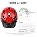Kids Helmet, Exclusky Kids Bike Helmet Adjustable Safety Lightweight Children Bicycle Helmet for Kids Skating Cycling Scooter Boys and Girls Bicycle Helmets Ages 5-14
