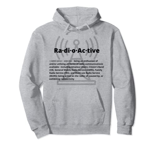 Definición divertida de RadioActive Sudadera con Capucha