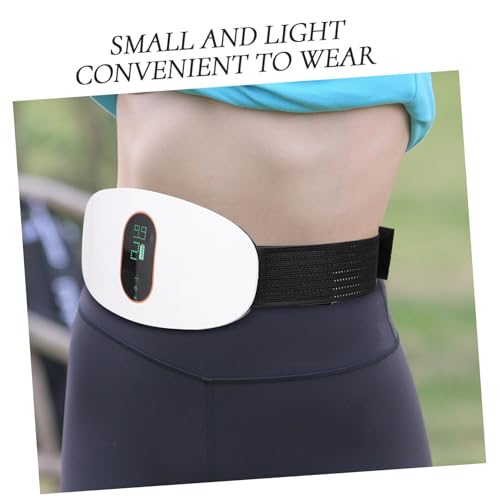 Correa vibratoria abs blanca ORFOFE para masaje reductor y quema de grasa abdominal 7