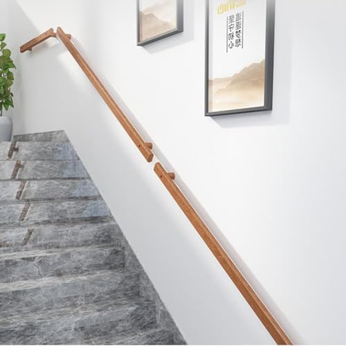 Rampe d'escalier en bois de qualité supérieure, support garde-corps design 200 cm - 5