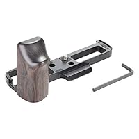 Amazon | WEPOTO Fujifilm X-PRO2 用ハンドグリップメタル黄金檀木材