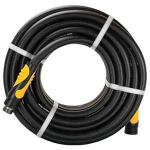 Melnor 88050AMZ XT Fusion Garden Hose 5/8″ x 50ft – Durable – Lightweight – Kink-Resistant – Polymer Blend – Black/Orange