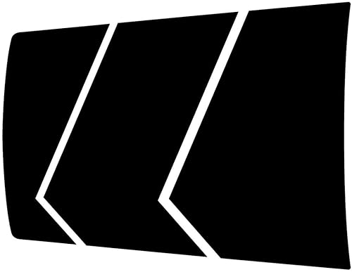 Miniatura 3 de Hood Walker Graphics - Calcomanía de rayas para capó compatible con Dodge Ram 1500, 2500 2019-2023