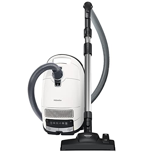 Miele 10660960 Complete C3 Silence Bagged Vacuum Cleaner, 550 W, Lotus White [Amazon Exclusive]