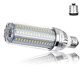 35W Super Bright Corn LED Light Bulb(300 Watt Equivalent) - 3000K Warm White 3850Lumens - E26 with E39 Mogul Base Adapter for Large Area Commercial Ceiling Light - Porch Warehouse Factory Parking Lot