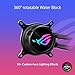 ASUS ROG Strix LC III 360 ARGB All-in-one CPU Liquid Cooler with 360° rotatable Water Block, Asetek’s New Gen7 v2 Pump, Premium ROG ARGB Fans, and 10+ Custom Aura Lighting Effects