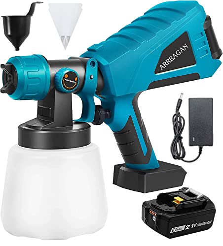 コードレススプレーガン 電動 コードレス スプレーガン 塗装 マキタ 18V バッテリー対応可能 3つの噴霧方法 水平 垂直 丸型噴霧 噴射量調