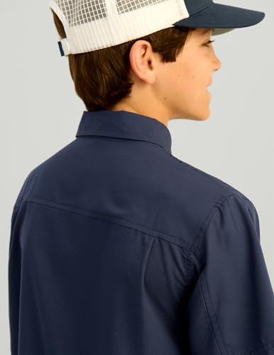 HUK Kids Tide Point Short Sleeve Shirt, Fishing Button Down for Kids4