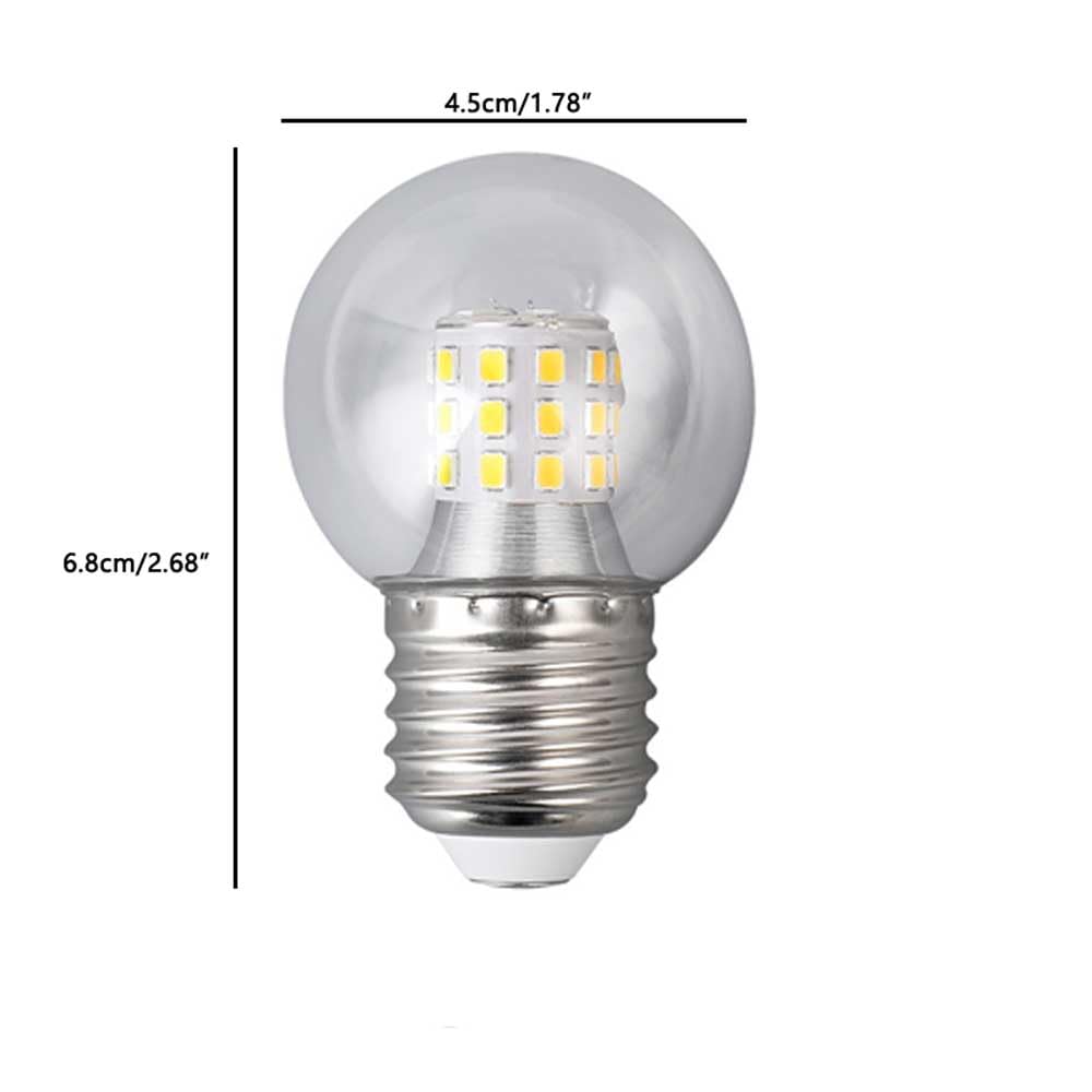 Paquete de 10 Bombillas Led E27, Alto Brillo 9W 900Lm Natural 4000K, Bombillas de Maíz G45 Led E27 de Bajo Consumo para Iluminación Del Hogar, Iluminación Incandescente Equivalente a 40W/Whi