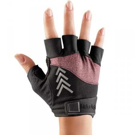 LUVA CICLISMO BALANCE PRETO/VERMELHO G