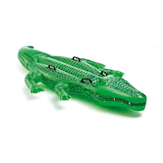 Intex Giant Gator Ride-On - Aufblasbarer Reittier - 203 x 114 cm