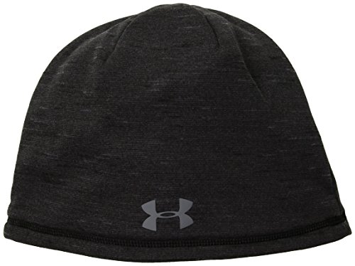 Under Armour Men's Storm ColdGear Reactor Beanie, Black (001)/Graphite, One Size Fits All