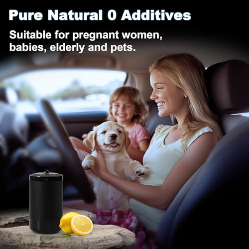Image of Smart Car Air Freshener Diffuser Rechargeable 50ml Capacity 5 Adjustable Speed Modes(Cologne)