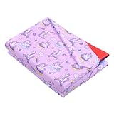 Suyfhdc Kids Nap Mat Cover for Girls, 50' x 26.5' Sewn-in Flap Design Rest Mat Cover, Perfect for Preschool and Daycare, Soft Breathable Sleep Mat Washable (Cover ONLY)