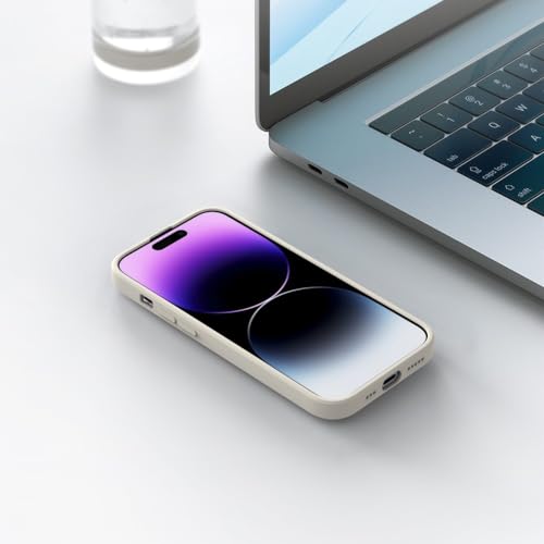 Image of for iPhone 14 Pro Case White, Scratch Resistant with Soft Touch, Slim Thin Phone Cover for iPhone 14 Pro 6.1 inch