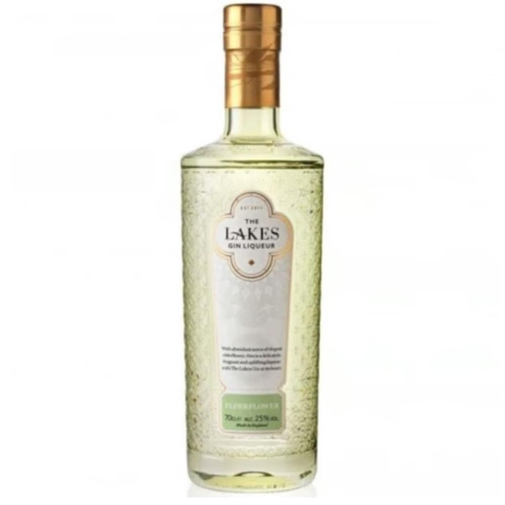 The Lakes Elderflower Gin Liqueur (25% ABV, 70cl)