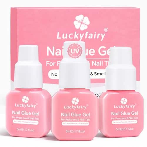 Gel Nail Glue for Press on Nails: No U V