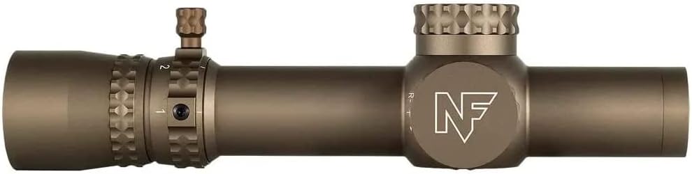Nightforce NX8-1-8x24mm F1 Capped First Focal Plane (F1/FFP) 30mm Tube Durable Precise Waterproof Fogproof Hunting Gun Scope
