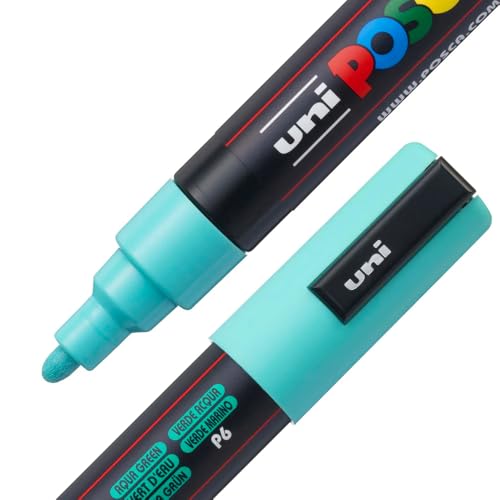 Image of POSCA PC-5M Marker | 1.8-2.5 mm Bullet Shaped Tip (Pastel, Pack of 8)