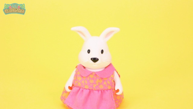 Li'l Woodzeez – Friendz Club Backyard Set with Dog, Cat, Rabbit